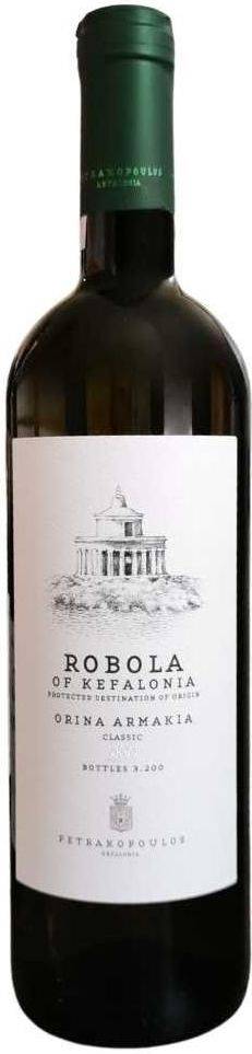 ΚΡΑΣΙ ROBOLA ORINA ARMAKIA PETRAKOPOULOS WINES 2023 ΛΕΥΚΟ 750 ML