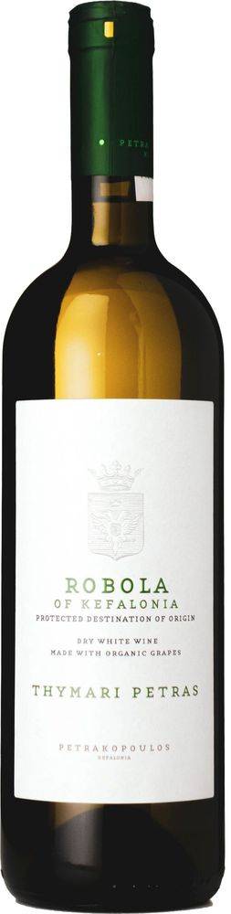 PETRAKOPOULOS WINES ΚΡΑΣΙ ROBOLA THYMARI PETRAS PETRAKOPOULOS WINES 2022 ΛΕΥΚΟ 750 ML
