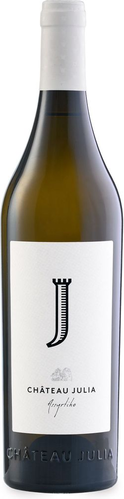 ΚΤΗΜΑ ΚΩΣΤΑ ΛΑΖΑΡΙΔΗ ΚΡΑΣΙ CHATEAU JULIA ASSYRTIKO ΚΤΗΜΑ ΚΩΣΤΑ ΛΑΖΑΡΙΔΗ 2023 ΛΕΥΚΟΣ 750 ML