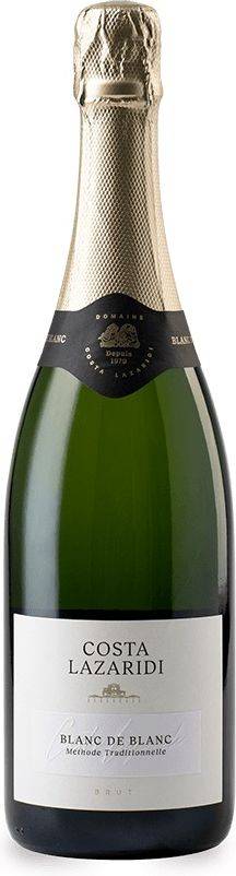 ΑΦΡΩΔΗΣ ΟΙΝΟΣ BLANC DE BLANC BRUT ΚΤΗΜΑ ΚΩΣΤΑ ΛΑΖΑΡΙΔΗ N.V. ΛΕΥΚΟΣ 750 ML ΚΤΗΜΑ ΚΩΣΤΑ ΛΑΖΑΡΙΔΗ