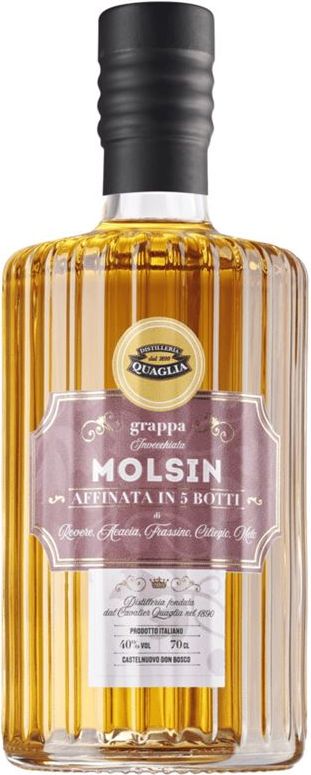 QUAGLIA GRAPPA ANTICA DISTILLERIA QUAGLIA MOLSIN 700 ML