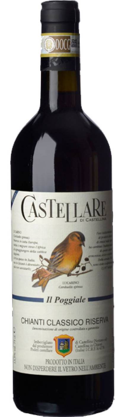 ΚΡΑΣΙ CHIANTI CLASSICO RISERVA IL POGGIALE 2020 ΕΡΥΘΡΟ 750 ML CASTELLARE DI CASTELLINA
