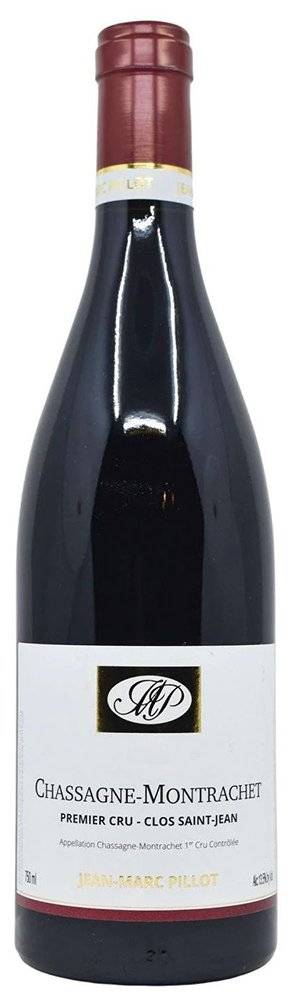 JEAN MARC PILLOT ΚΡΑΣΙ CHASSAGNE MONTRACHET 1ER CRU CLOS SAINT JEAN 2022 JEAN MARC PILLOT ΕΡΥΘΡΟ 750 ML