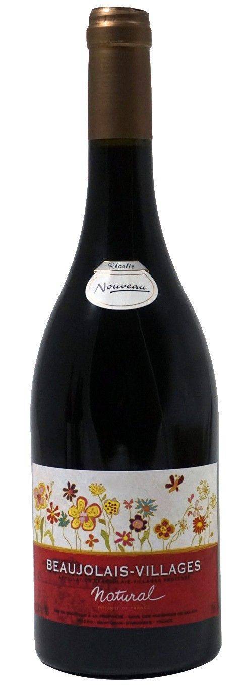 ΚΡΑΣΙ BEAUJOLAIS VILLAGES NATURAL CAVE DES VIGNERONS DE BEL 2023 ΕΡΥΘΡΟ 750 ML
