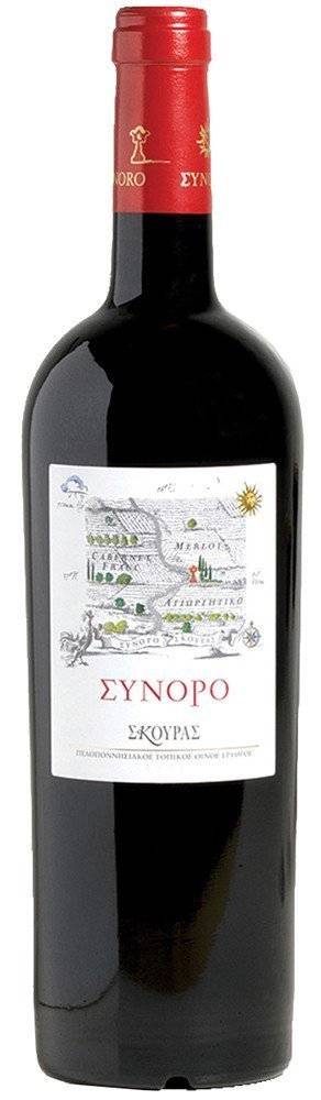 ΚΡΑΣΙ ΣΥΝΟΡΟ ΚΤΗΜΑ ΣΚΟΥΡΑΣ 2021 ΕΡΥΘΡΟ 750ML ΚΤΗΜΑ ΣΚΟΥΡΑΣ