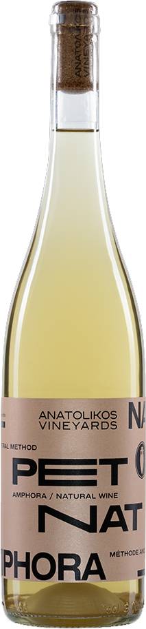 ΚΡΑΣΙ PET-NAT AMPHORA (ΒΙΟ) ANATOLIKOS VINEYARDS 2023 ΛΕΥΚΟ 750 ML