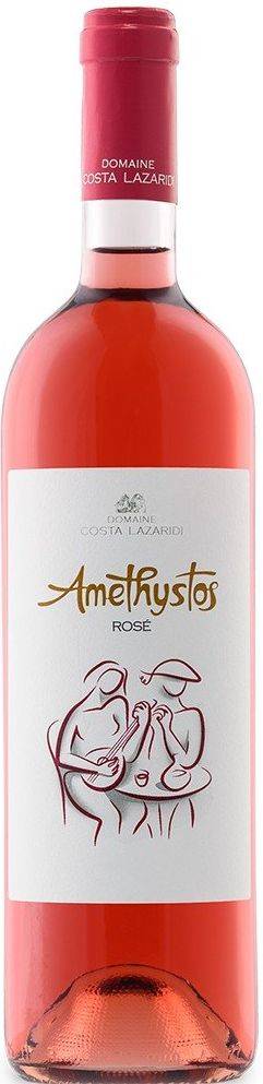 ΚΡΑΣΙ ΑΜΕΘΥΣΤΟΣ ΚΤΗΜΑ ΚΩΣΤΑ ΛΑΖΑΡΙΔΗ 2024 ΡΟΖΕ 750ML ΚΤΗΜΑ ΚΩΣΤΑ ΛΑΖΑΡΙΔΗ
