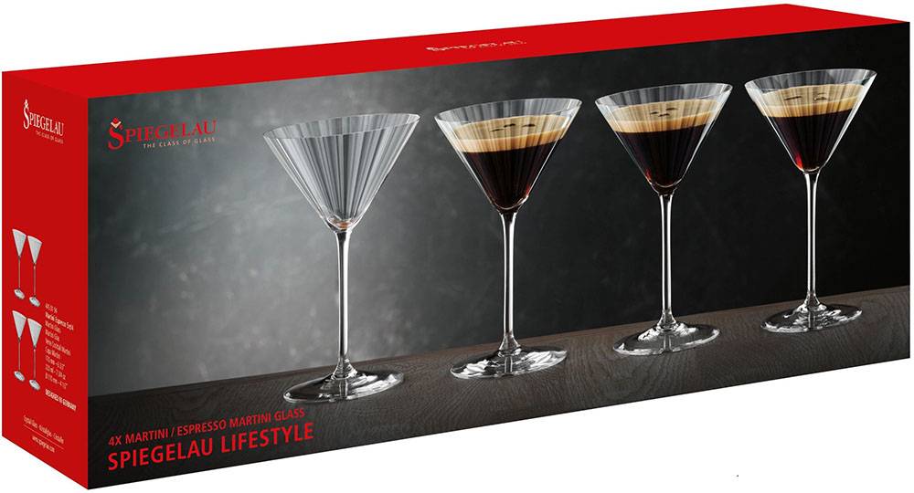 ΣΕΤ ΚΡΥΣΤΑΛΛΙΝΑ ΠΟΤΗΡΙΑ SPIEGELAU ESPRESSO MARTINI 220 ML (4450194) 4 ΤΜΧ