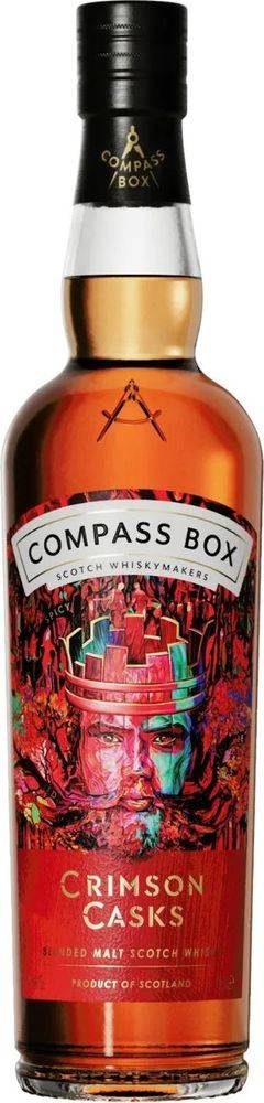 ΟΥΙΣΚΙ COMPASS BOX CRIMSON CASKS BLENDED MALT SCOTCH WHISKY 700 ML COMPASS BOX