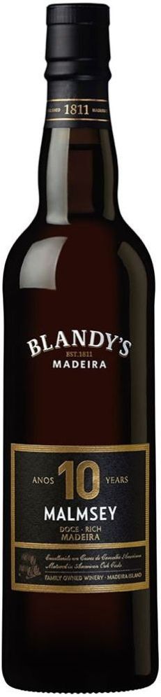 MADEIRA BLANDY'S MALMSEY 10 YEARS OLD 19% (ΗΜΙΓΛΥΚΟ) 750 ML BLANDYS