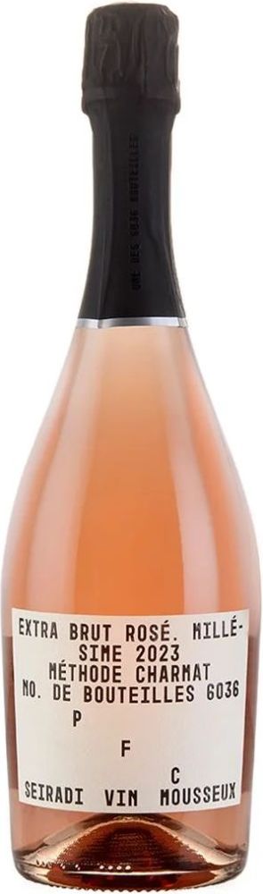 SEIRADI ΚΡΑΣΙ SEIRADI ΕΧΤRA BRUT VIN MOUSSEUX 2024 ΡΟΖΕ 750 ML