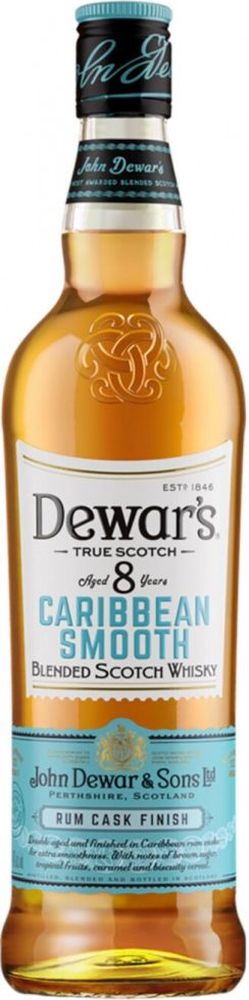 ΟΥΙΣΚΙ DEWAR'S CARIBBEAN SMOOTH 8 ΕΤΩΝ 700 ML DEWARS
