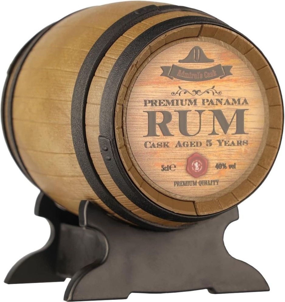 ΡΟΥΜΙ OLD ST. ANDREWS ADMIRAL'S CASK AGED 5 YEARS CARIBBEAN DARK MINIATURE BARREL 50 ML OLD ST ANDREWS