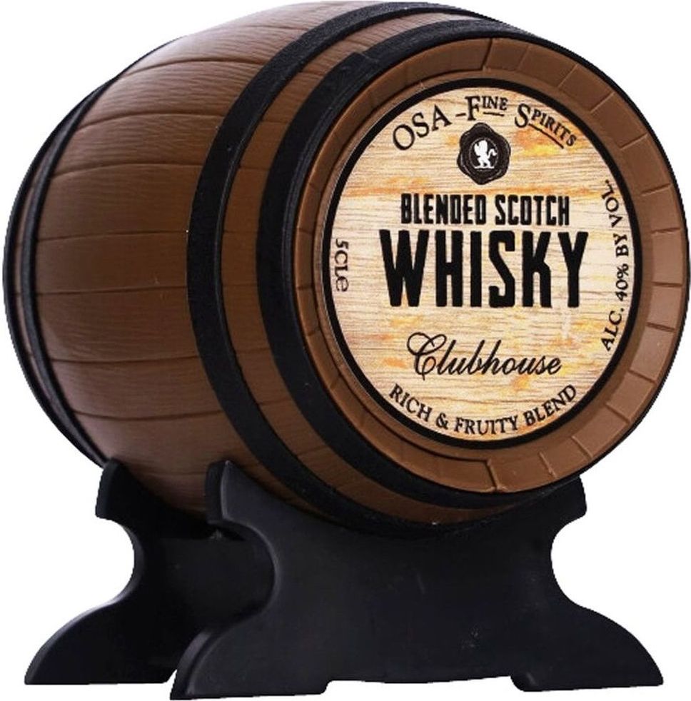 OLD ST ANDREWS ΟΥΙΣΚΙ OLD ST. ANDREWS CLUBHOUSE BLENDED SCOTCH WHISKY MINIATURE BARREL 50 ML