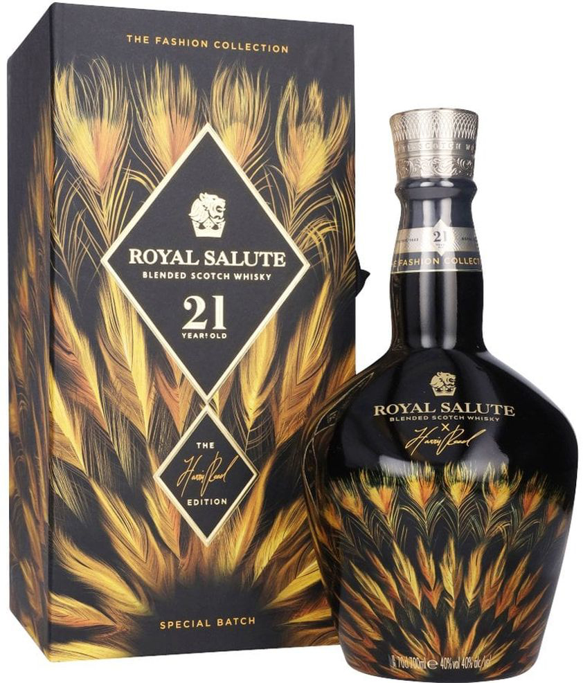 CHIVAS ΟΥΙΣΚΙ CHIVAS ROYAL SALUTE 21 YEAR OLD HARRIS REED GOLD EDITION 700 ML