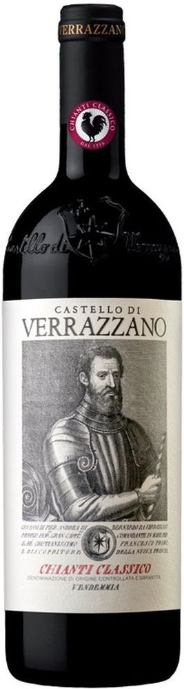 VERRAZZANO ΚΡΑΣΙ VERRAZZANO DOCG CHIANTI CLASSICO 2022 (ΒΙΟ) ΕΡΥΘΡΟ 750ML