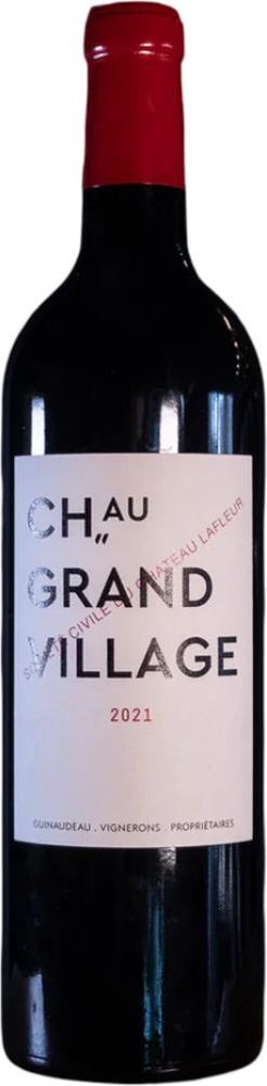 ΚΡΑΣΙ GRAND VILLAGE 2021 GUINAUDEAU VIGNERONS ΕΡΥΘΡΟ 750 ML