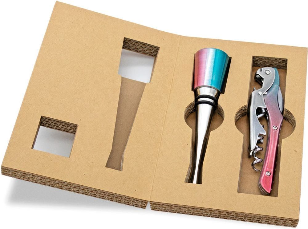 ΣΕΤ ΑΝΟΙΧΤΗΡΙ + ΠΩΜΑ FARFALLI CAELI CORAL SET ΣΕ GIFT BOX