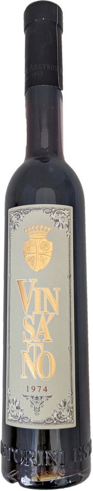 ΚΡΑΣΙ VINSANTO 1974 ΚΤΗΜΑ ΑΡΓΥΡΟΥ 375 ML ΚΤΗΜΑ ΑΡΓΥΡΟΥ