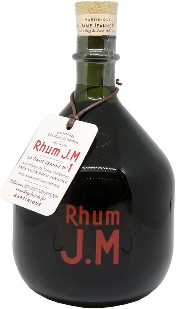 RUM J.M LA DAME JEANNE MULTI MILLESIME 700ML RHUM J.M