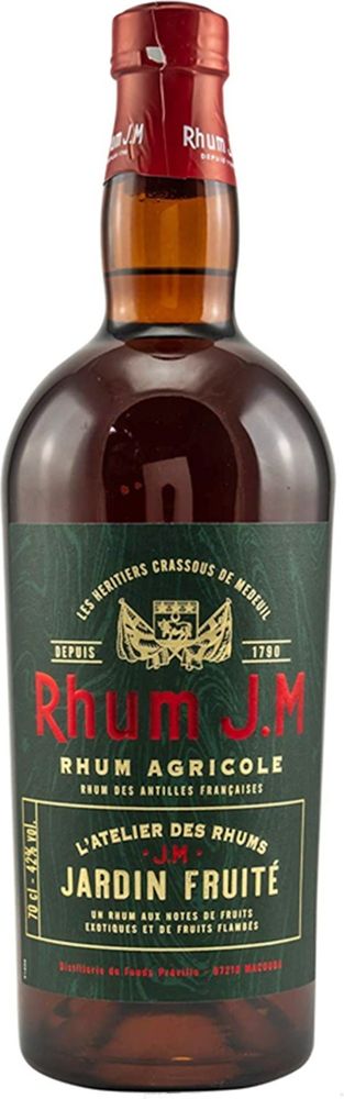 RUM J.M L'ATELIER DES RHUMS JARDIN FRUITE 700ML RHUM J.M