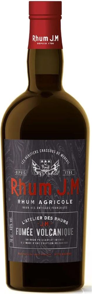 RUM J.M L'ATELIER DES RHUMS FUMEE VOLCANIQUE 700ML RHUM J.M