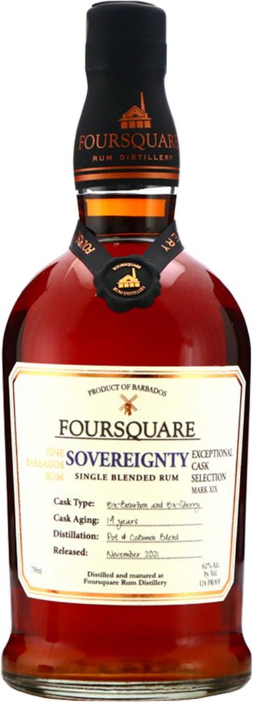 RUM FOURSQUARE SOVEREIGNTY 750ML