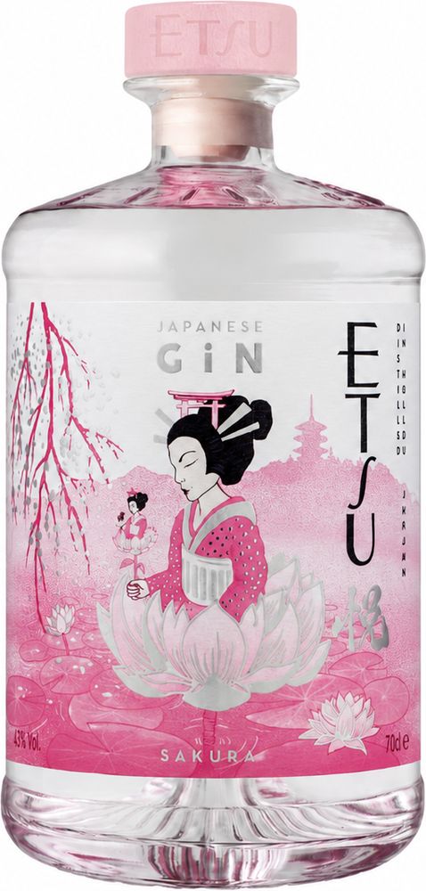 ETSU GIN ETSU JAPANESE SAKURA 700 ML