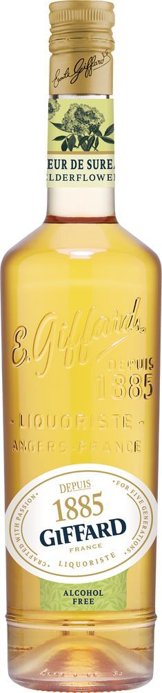 ΛΙΚΕΡ ELDERFLOWER GIFFARD ALCOHOL FREE 700 ML