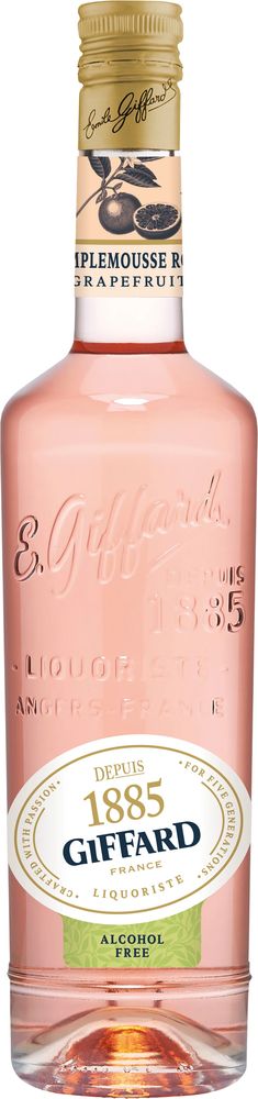 GIFFARD ΛΙΚΕΡ GRAPEFRUIT GIFFARD ALCOHOL FREE 700 ML