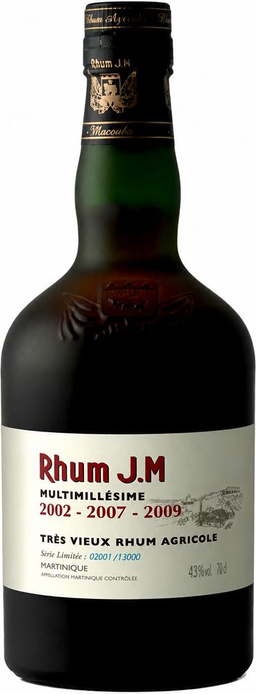 RUM J.M MULTIMILLESIME 2002-2007-2009 700 ML