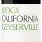  RIDGE VINEYARDS GEYSERVILLE 2013  750 ML