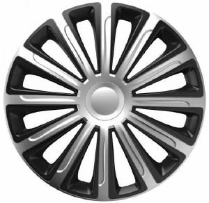   AMIO HUBCAP TREND SILVER BLACK 13'' 4