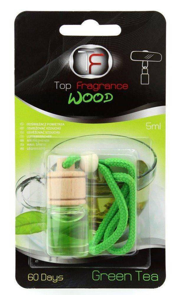 ΑΠΟΣΜΗΤΙΚΟ ΑΥΤΟΚΙΝΗΤΟΥ ΚΡΕΜΑΣΤΟ TOP FRAGRANCE WOOD ΠΡΑΣΙΝΟ ΤΣΑΙ TOP FRAGRANCE