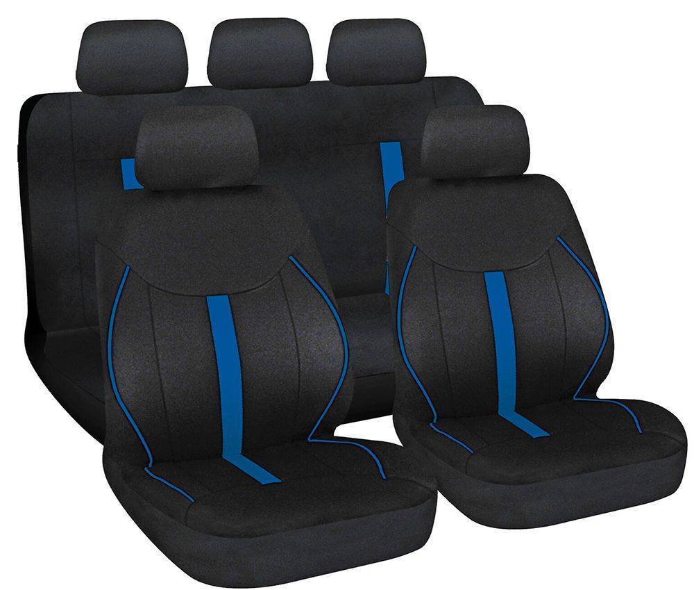ΚΑΛΥΜΜΑΤΑ ΚΑΘΙΣΜΑΤΩΝ SPEED FASHION-TREND SERIES ΣΕΤ ΜΑΥΡΟ/ΜΠΛΕ