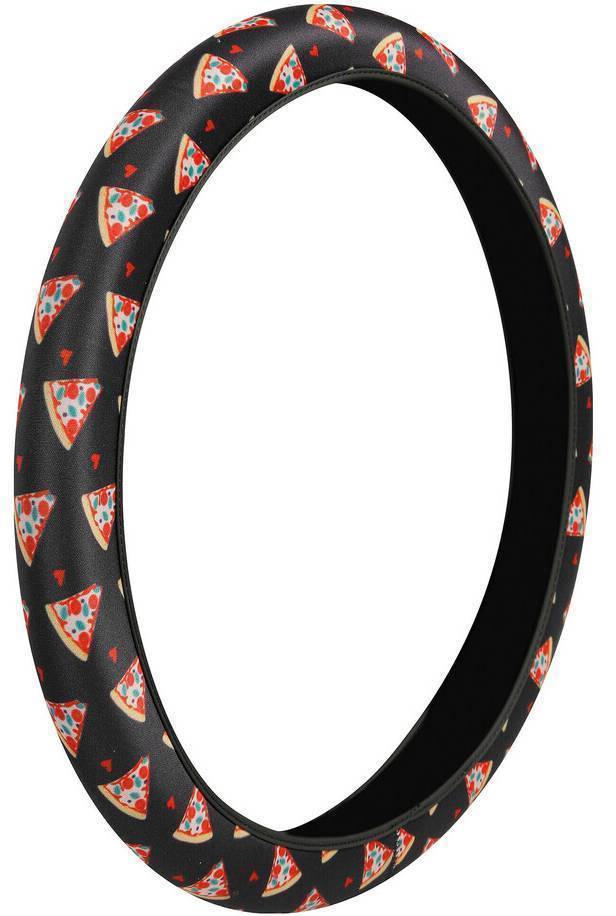 ΚΑΛΥΜΜΑ ΤΙΜΟΝΙΟΥ LAMPA SKIN-COVER PIZZA (ΠΙΤΣΑ) 38/40CM (M) ΜΑΥΡΟ ΕΛΑΣΤΙΚΟ ΠΟΛΥΕΣΤΕΡΙΚΟ LAMPA