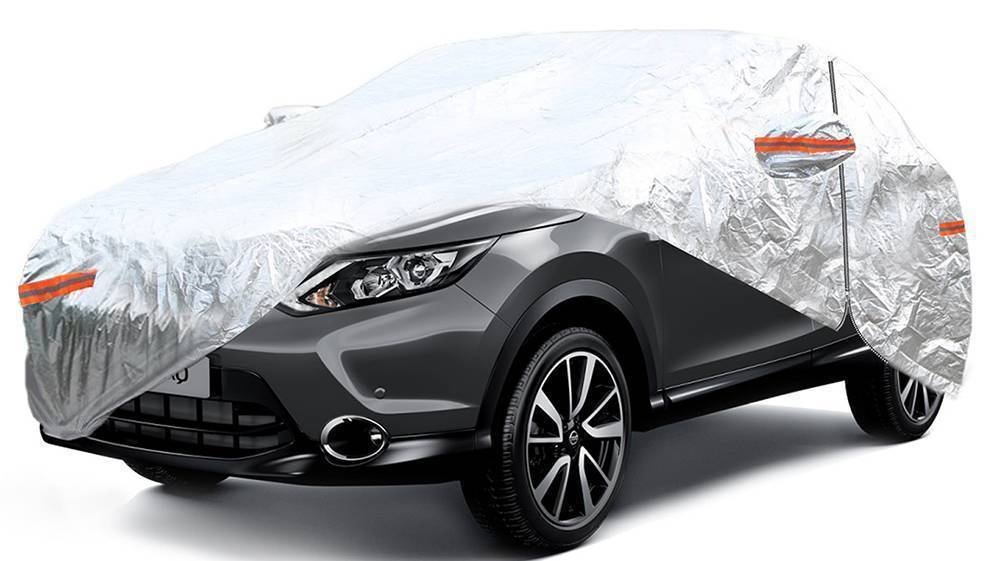 ΚΟΥΚΟΥΛΑ ΑΥΤΟΚΙΝΗΤΟΥ AMIO COTTON 120G - SUV/VAN X-LARGE (ΑΣΗΜΙ/ΦΕΡΜΟΥΑΡ - 510 X 185 X 150 CM)
