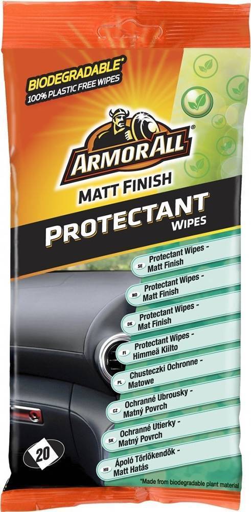 ARMOR ALL ΥΓΡΑ ΜΑΝΤΗΛΑΚΙΑ ΓΥΑΛΙΣΜΑΤΟΣ ΤΑΜΠΛΟ ARMOR ALL DASHBOARD FLOW WIPES 20 ΤΕΜ.