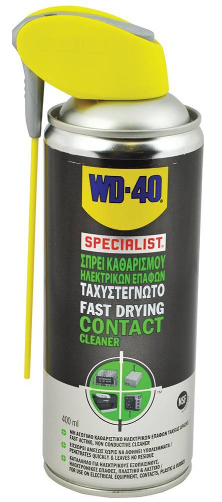ΣΠΡΕΙ ΚΑΘΑΡΙΣΜΟΥ ΗΛΕΚΤΡΙΚΩΝ ΕΠΑΦΩΝ WD-40 SPECIALIST CONTACT CLEANER SPRAY 400ML WD-40