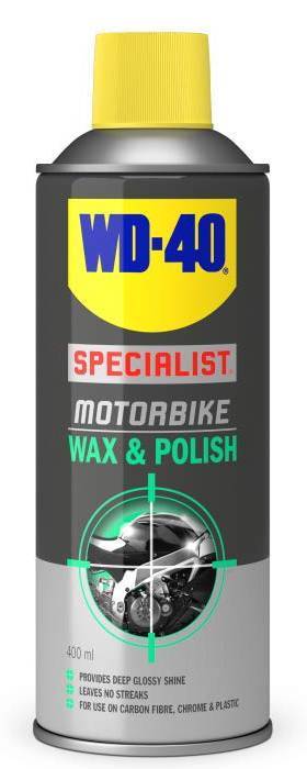 ΓΥΑΛΙΣΜΑ ΚΑΙ ΚΕΡΩΜΑ WD-40 SPECIALIST MOTORBIKE WAX - POLISH 400ML WD-40