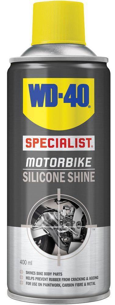 ΓΥΑΛΙΣΤΙΚΟ ΣΙΛΙΚΟΝΗΣ WD-40 SPECIALIST MOTORBIKE SILICONE SHINE 400ML