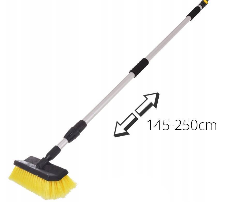 ΒΟΥΡΤΣΑ ΠΛΥΣΙΜΑΤΟΣ AMIO 26CM ΜΕ ΠΤΥΣΟΜΕΝΟ ΚΟΝΤΑΡΙ 145-250CM (01274) AMIO