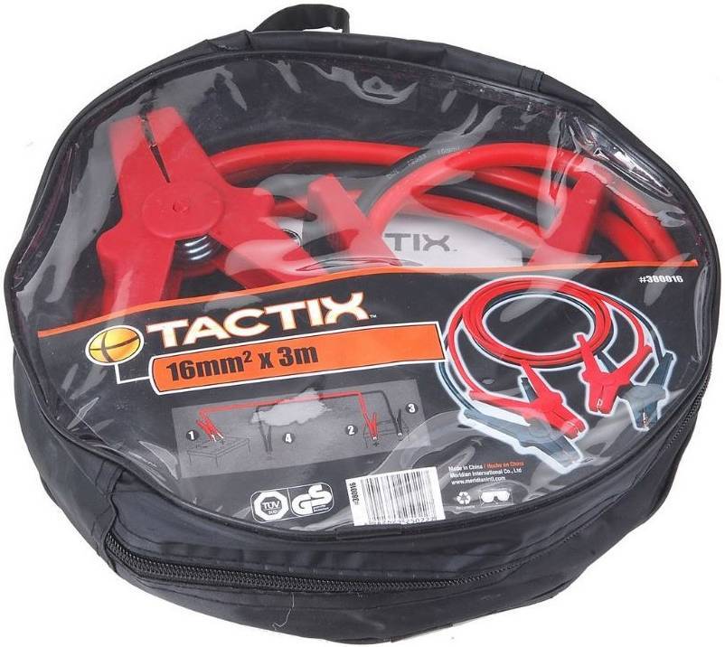 ΚΑΛΩΔΙΑ ΕΚΚΙΝΗΣΗΣ CCA ΜΠΑΤΑΡΙΑΣ ΑΥΤΟΚΙΝΗΤΟΥ TACTIX 3M 220A 380016 TACTIX