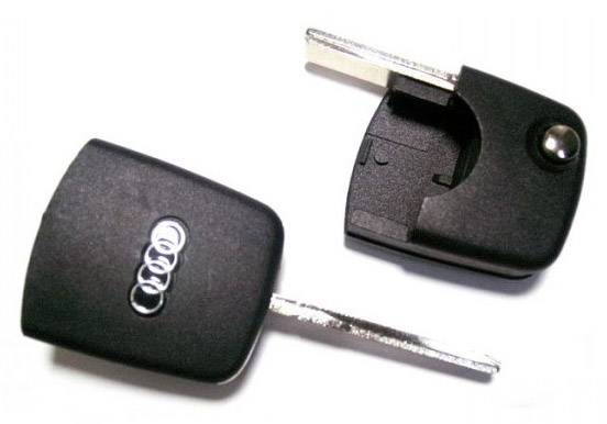 ΚΕΝΟ ΚΛΕΙΔΙ AUDI ΜΕ ΥΠΟΔΟΧΗ ΓΙΑ CHIP ΑΝΑΔΙΠΛΩΜΕΝΟ ΚΑΙ ΛΑΜΑ HU66