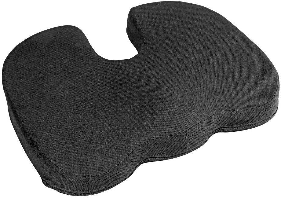 LAMPA ΜΑΞΙΛΑΡΙ ΚΑΘΙΣΜΑΤΟΣ ERGO SEAT CONTOUR ΜΕ GEL ΚΑΙ ΑΦΡΟ MEMORY FOAM (ΜΑΥΡΟ)