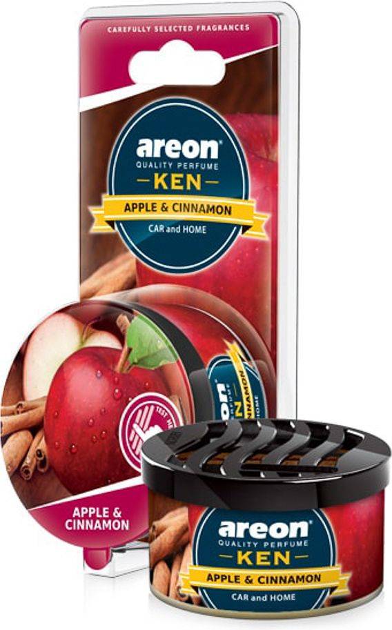 ΑΡΩΜΑΤΙΚΟ ΑΥΤΟΚΙΝΗΤΟΥ AREON KEN APPLE CINNAMON 35GR (AKB08)