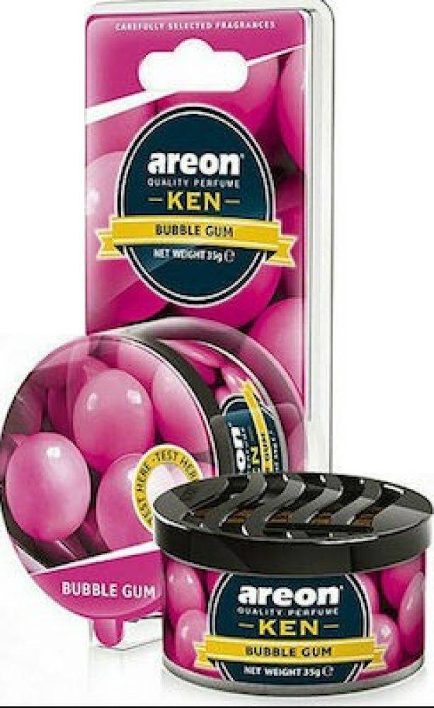 ΑΡΩΜΑΤΙΚΟ ΑΥΤΟΚΙΝΗΤΟΥ AREON KEΝ BUBBLE GUM 35GR (AKB06) AREON