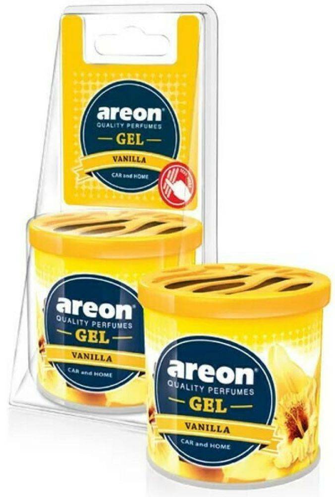 ΑΡΩΜΑΤΙΚΟ ΑΥΤΟΚΙΝΗΤΟΥ AREON GEL VANILLA 80GR (GCK09)
