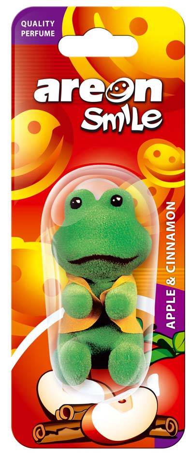 ΑΡΩΜΑΤΙΚΟ ΑΥΤΟΚΙΝΗΤΟΥ AREON-SMILE-APPLE-CINNAMON ASB 01 AREON