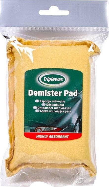 ΣΦΟΥΓΓΑΡΙ ΓΙΑ ΣΤΕΓΝΩΜΑ ΑΠΟ ΔΕΡΜΑ CHAMOIS CARPLAN TRIPLEWAX DEMISTER PAD